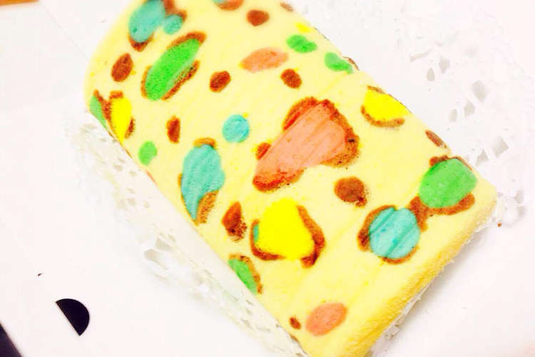 ヒョウ柄 ロールケーキ レシピ 作り方 By Amichanzoo クックパッド