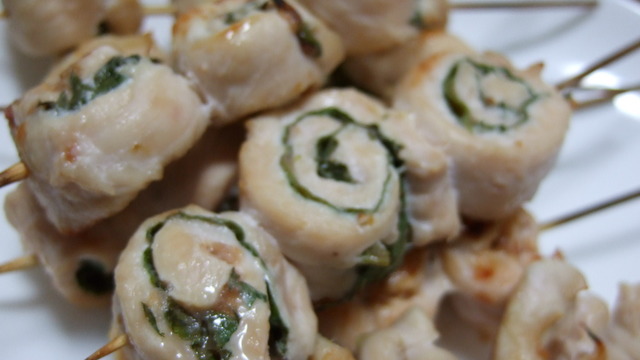 焼きたてジューシー ささみ梅しそ巻 レシピ 作り方 By 花ぐるま クックパッド 簡単おいしいみんなのレシピが360万品