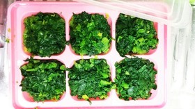 ほうれん草の冷凍保存☆離乳食完了期にも☆