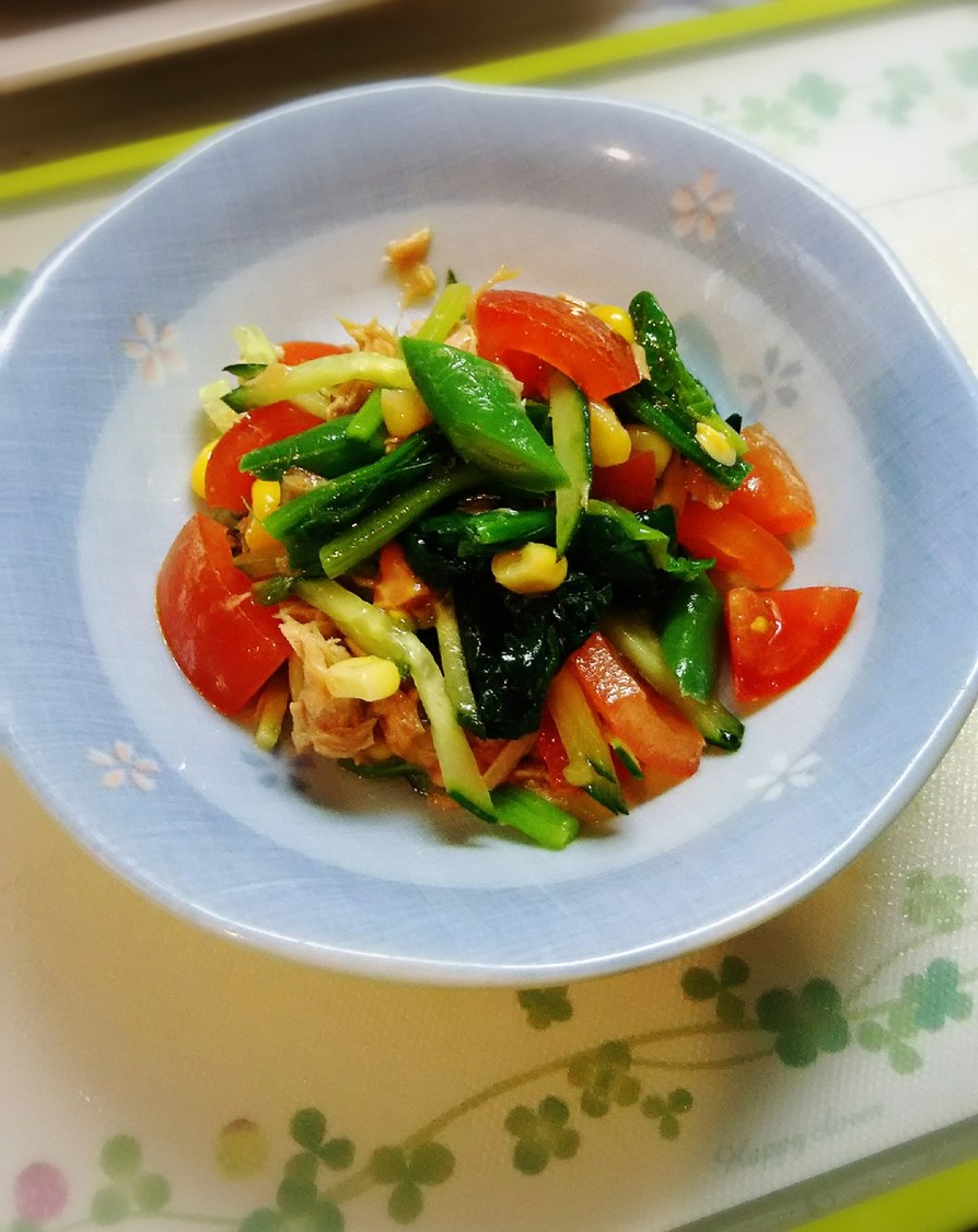 梅肉疲労回復野菜サラダ♡の画像