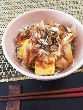 カルシウムバッチリ♡しらすチーズ丼