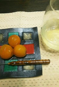 金柑の甘露煮とシロップジュース