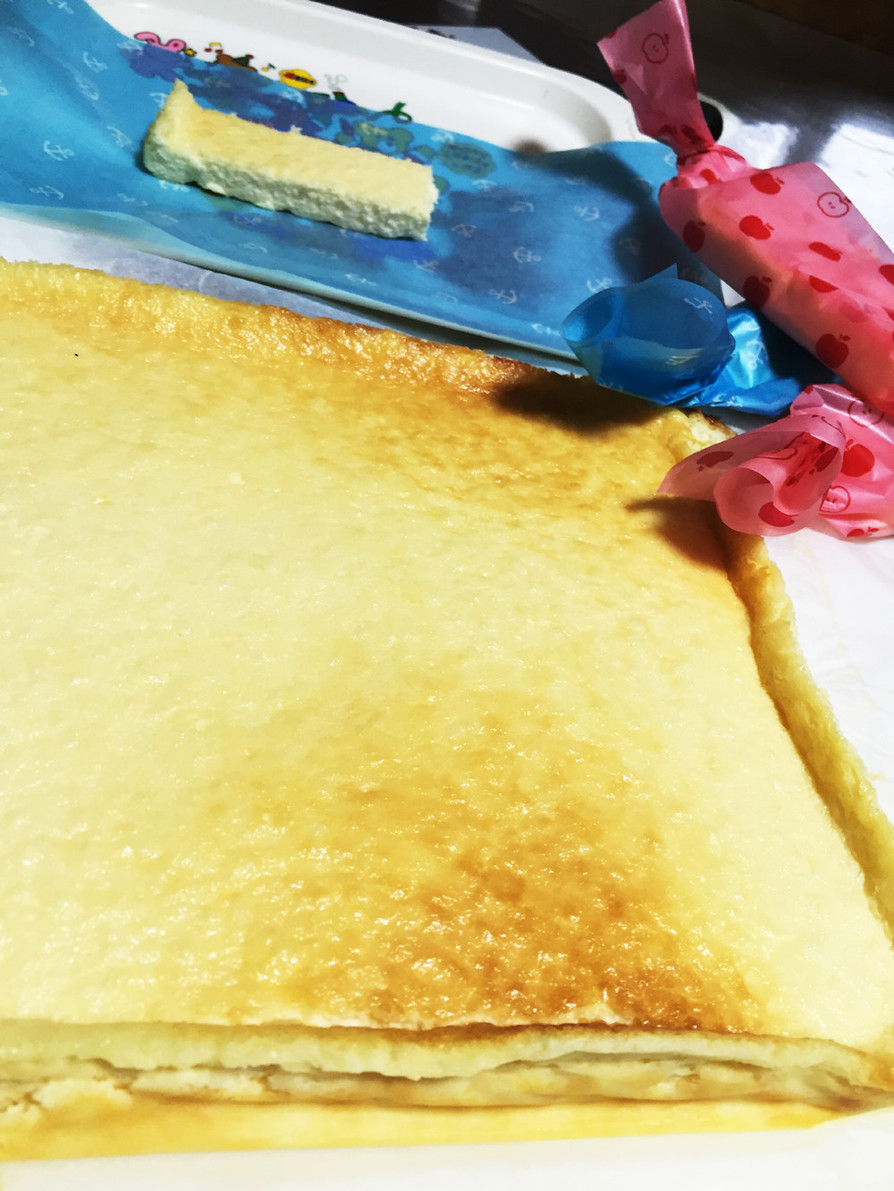 簡単ベイクドチーズケーキ(ミキサーOK)の画像
