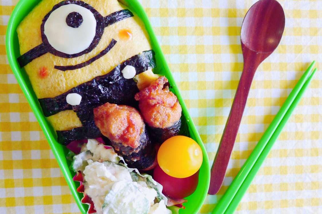 簡単キャラ弁 ミニオン弁当 レシピ 作り方 By りんじー134 クックパッド 簡単おいしいみんなのレシピが379万品