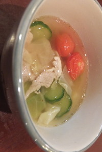 洋風スープ(⋈◍＞◡＜◍)。✧♡(美味)