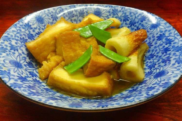 絹厚揚げとちくわの煮物 レシピ 作り方 By くいっくひ よ こ クックパッド 簡単おいしいみんなのレシピが358万品