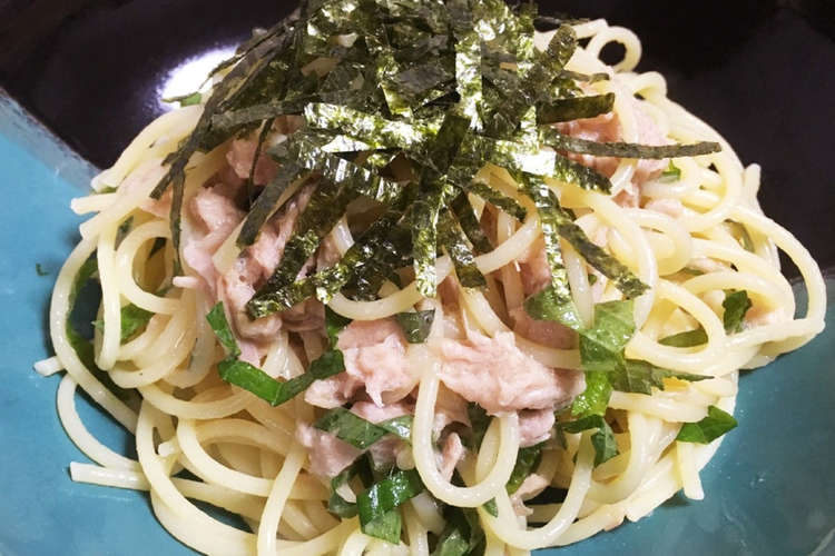 茹でて混ぜるだけ ツナと大葉の簡単パスタ レシピ 作り方 By ナッサン クックパッド 簡単おいしいみんなのレシピが351万品