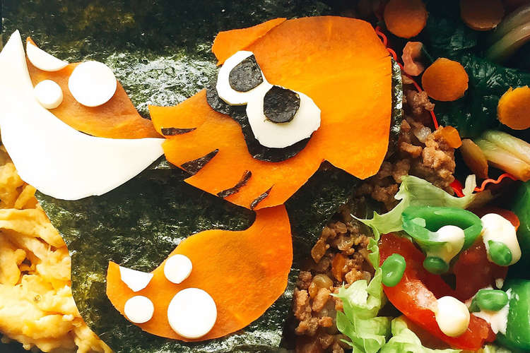 スプラトゥーン イカのキャラ弁 レシピ 作り方 By カナツムデラックス クックパッド 簡単おいしいみんなのレシピが350万品