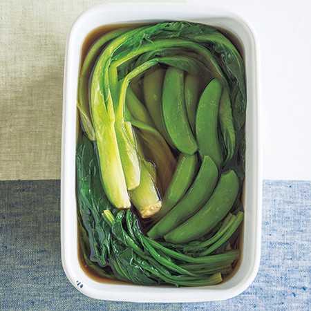 緑野菜のだしびたし
