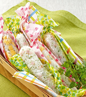 パセリライスのスティックおにぎり