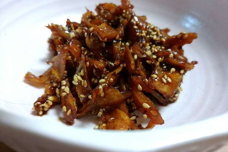 なんて簡単 ご飯のおともに 生姜の佃煮 レシピ 作り方 By もへほっぺ クックパッド 簡単おいしいみんなのレシピが352万品