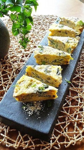 キノコとチーズの炊飯器キッシュ