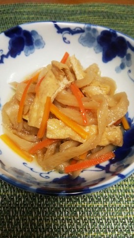 我が家の切り干し大根の煮物
