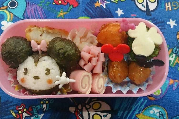 ミニーマウス キャラ弁 レシピ 作り方 By ｒ２mama クックパッド 簡単おいしいみんなのレシピが355万品