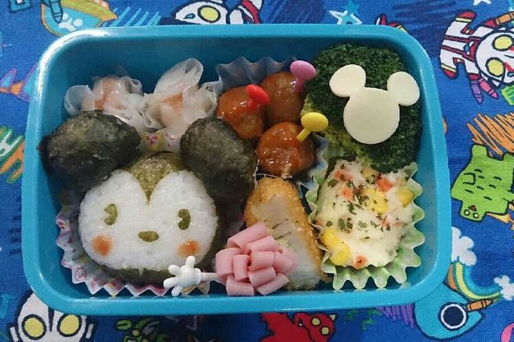 ミッキーマウス キャラ弁 レシピ 作り方 By ｒ２mama クックパッド