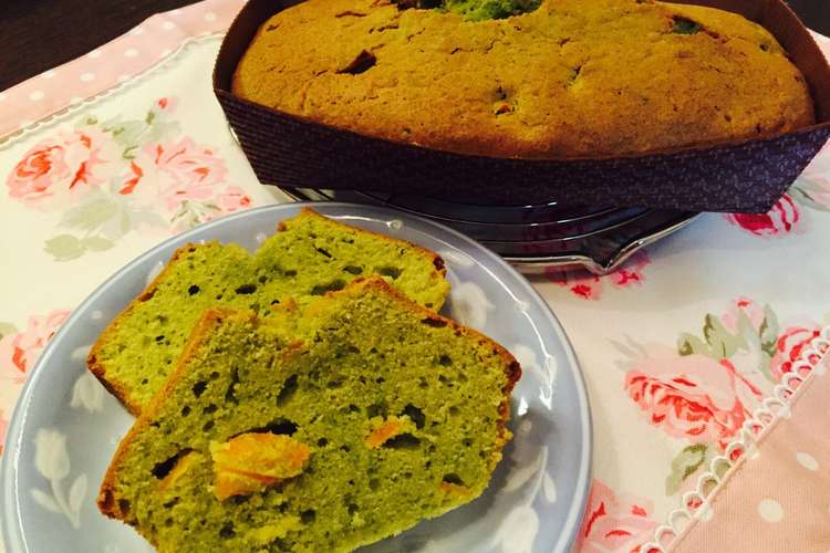 抹茶と金柑のパウンドケーキ レシピ 作り方 By まるにょ クックパッド 簡単おいしいみんなのレシピが349万品