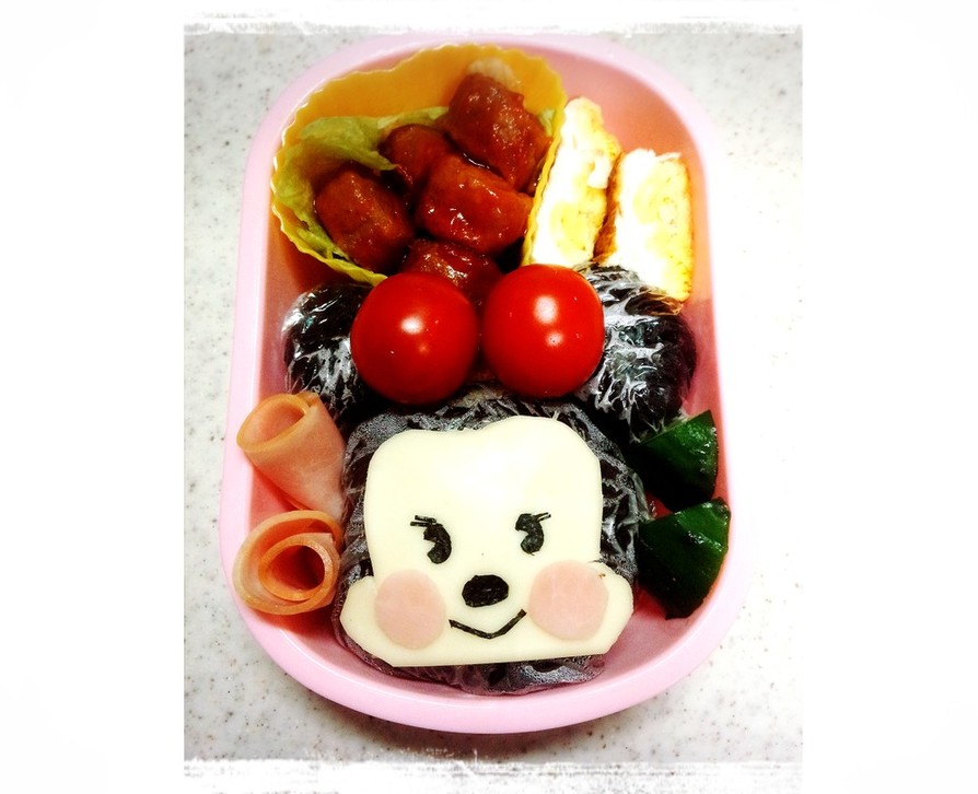 ミニーちゃんのお弁当の画像