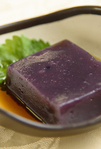 ブルーベリー豆腐
