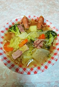 ポトフ風♥野菜☆春雨コンソメスープ
