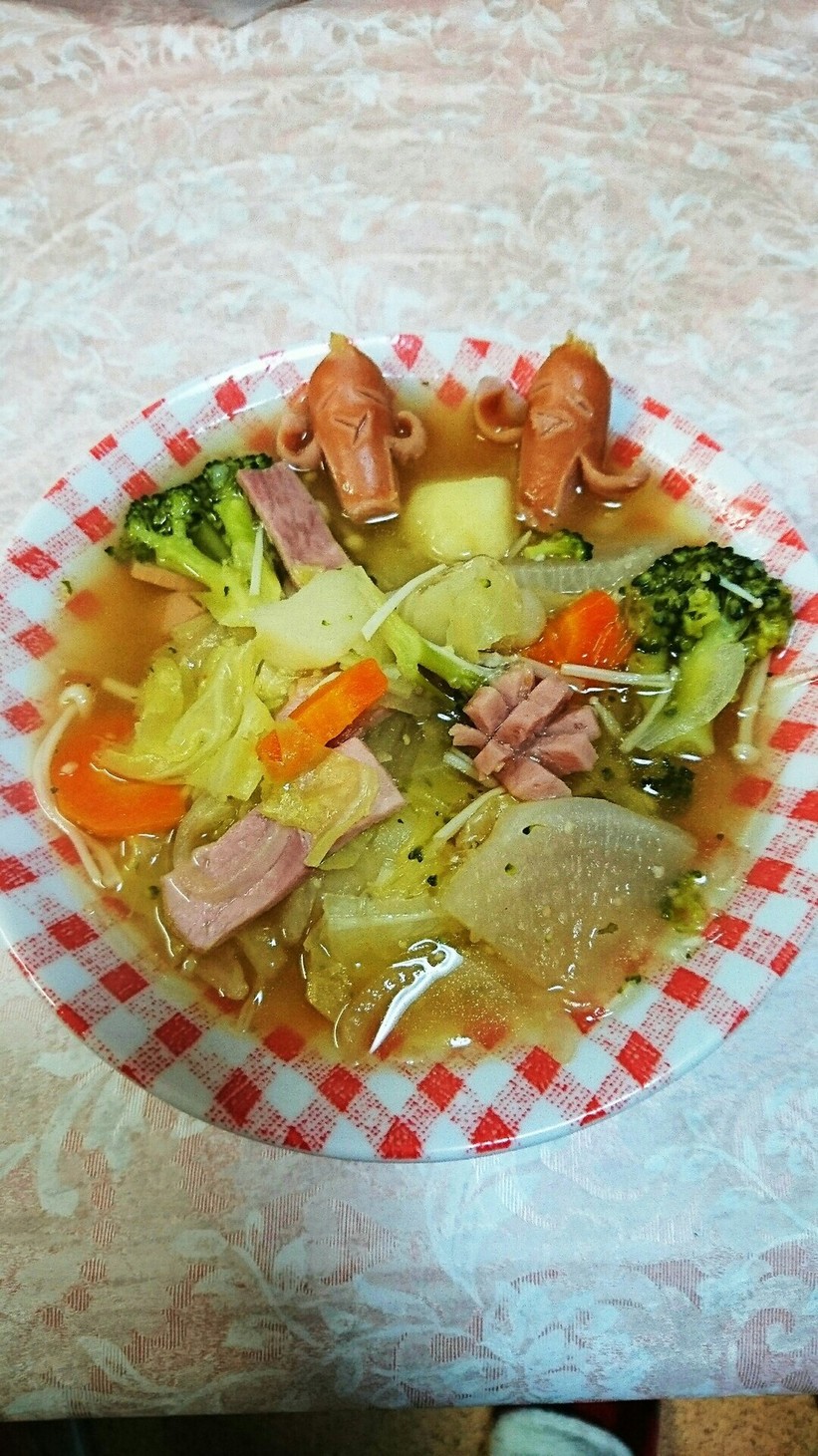ポトフ風♥野菜☆春雨コンソメスープの画像