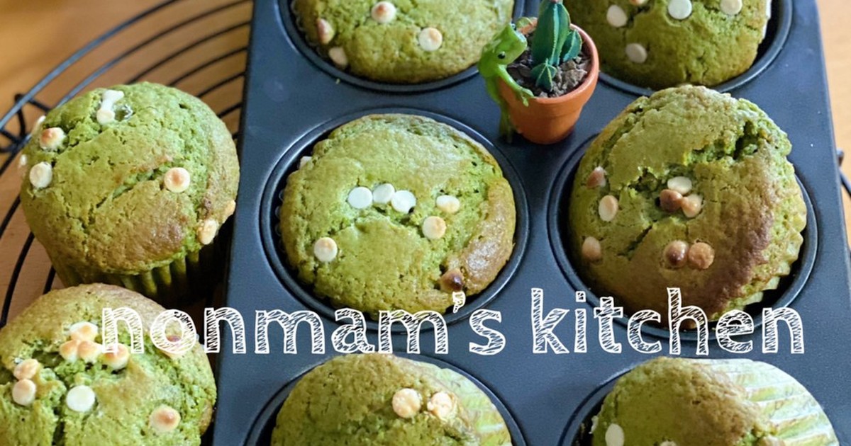 ホットケーキミックスで 抹茶マフィン レシピ 作り方 By こうとけいの母 クックパッド 簡単おいしいみんなのレシピが350万品