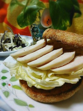 ダイエット★鶏ハムサンド★201㌍