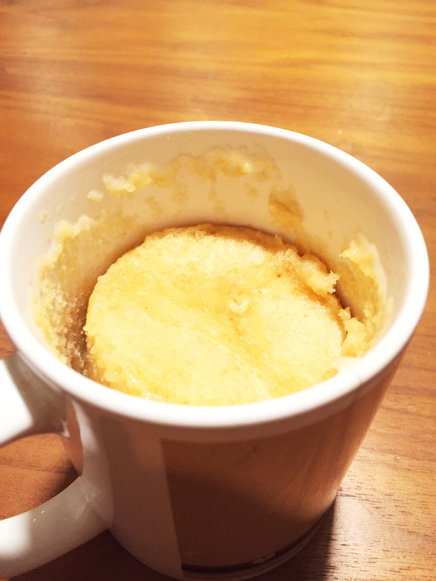 マグカップで混ぜるだけレンジ米粉蒸しパンの画像