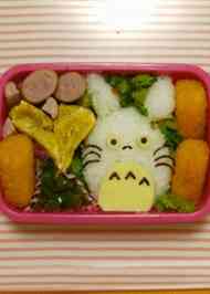みんなが作ってる キャラ弁 トトロ 簡単のレシピ クックパッド 簡単おいしいみんなのレシピが357万品
