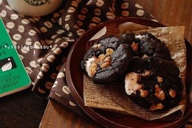 スタバ風☆ココア&マシュマロクッキー