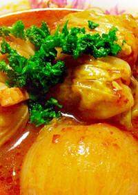 【簡単洋食】春野菜のロールキャベツ