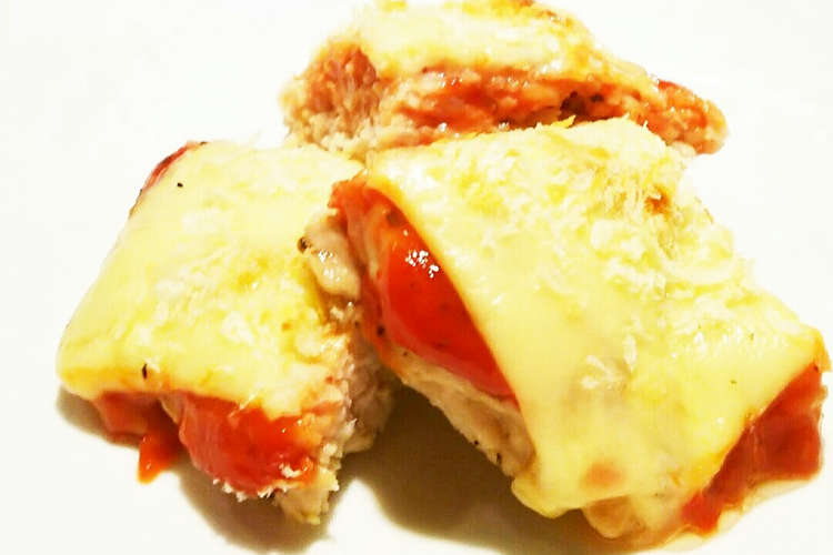 お弁当に 簡単 鶏ひき肉のチーズ焼き レシピ 作り方 By Michikusa3 クックパッド 簡単おいしいみんなのレシピが360万品