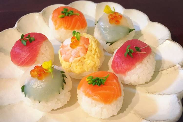 簡単 かわいい 手まり寿司 レシピ 作り方 By Noripetit クックパッド 簡単おいしいみんなのレシピが349万品