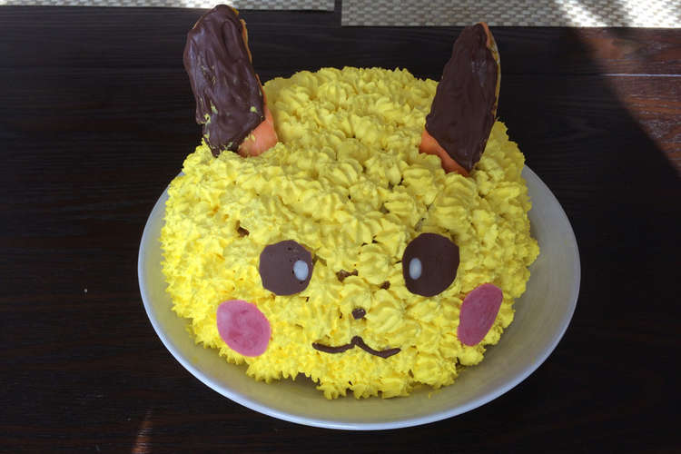 ポケモン ピカチュウの立体ケーキ レシピ 作り方 By まえぴょん クックパッド 簡単おいしいみんなのレシピが350万品