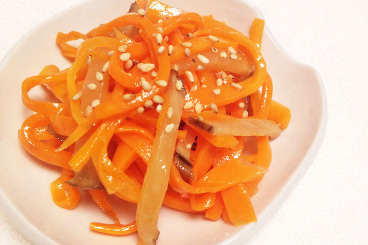 いぶりがっことにんじんのポリポリ和え レシピ 作り方 By さっくん食堂 クックパッド 簡単おいしいみんなのレシピが355万品