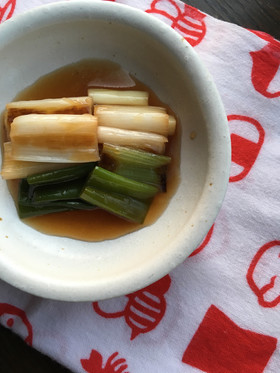 焼くだけ簡単!長ネギのぽん酢マリネ