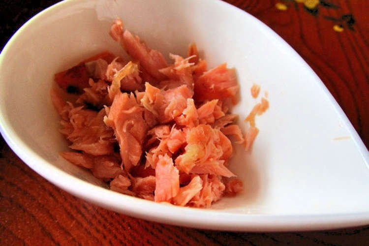 簡単 時短 美味しい鮭フレークの作り方 レシピ 作り方 By こうじのノート クックパッド 簡単おいしいみんなのレシピが356万品