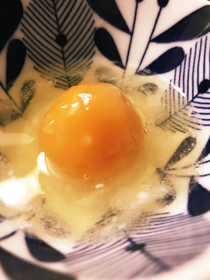 絶品！冷凍卵で濃厚卵かけごはん♡の画像