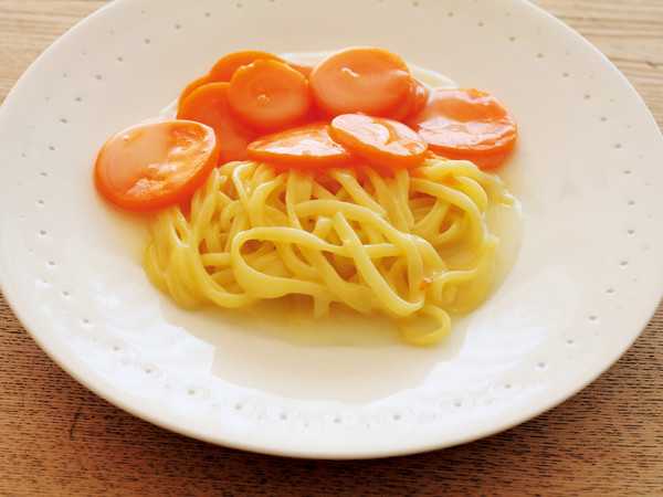 にんじんの手打ちパスタ