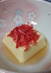 超簡単♡桜えび卵豆腐( ´ー｀)y-~~