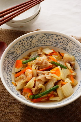 レンジでかんたん本格中華♪八宝菜