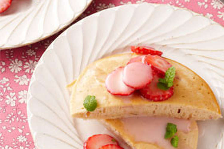 春苺ホットケーキ レシピ 作り方 By おいしいコープ クックパッド 簡単おいしいみんなのレシピが353万品