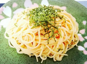 簡単たらこスパゲティ