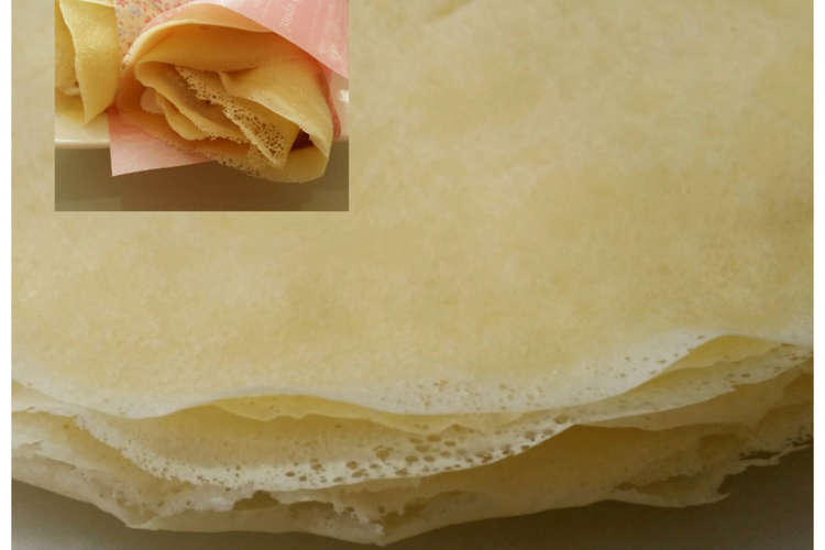 我が家の 破れないクレープ生地 レシピ 作り方 By くるひなmama クックパッド 簡単おいしいみんなのレシピが358万品