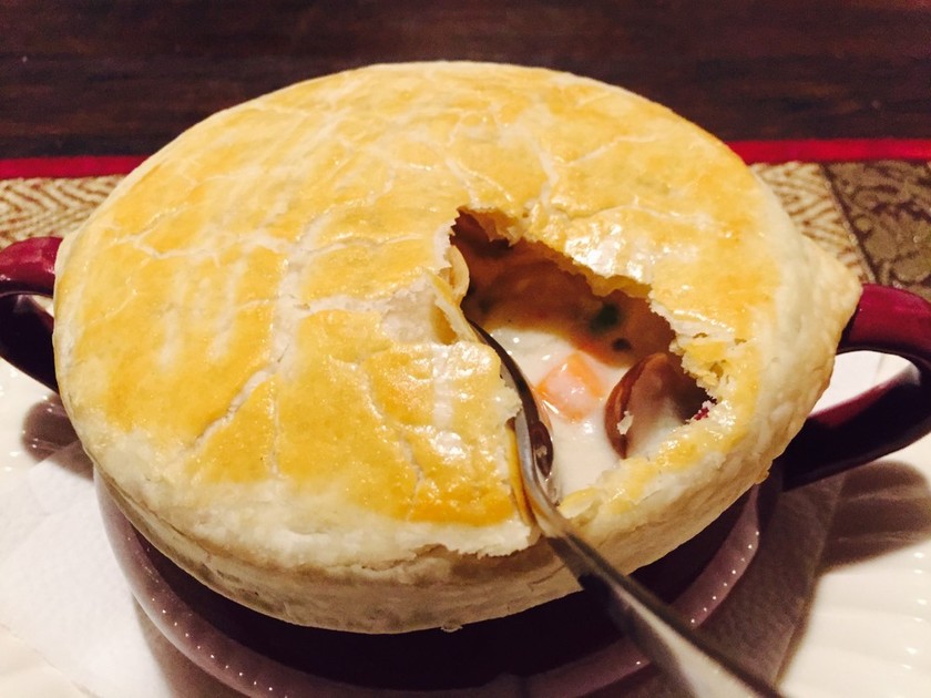 自家製チキンポットパイのレシピ