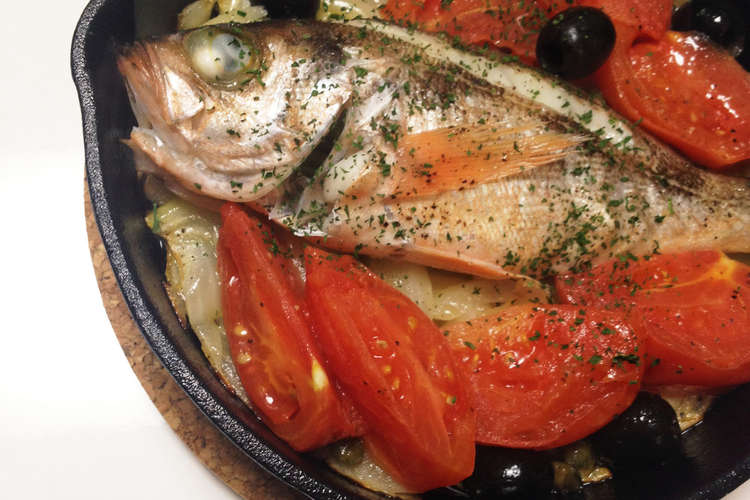 めばるのアクアパッツァ風 レシピ 作り方 By さっくん食堂 クックパッド 簡単おいしいみんなのレシピが367万品