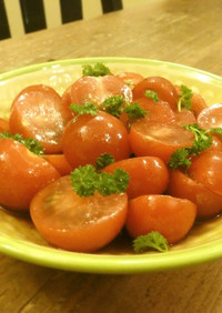 えごま油＆青じそドレの超簡単トマトマリネ