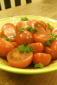 えごま油＆青じそドレの超簡単トマトマリネ