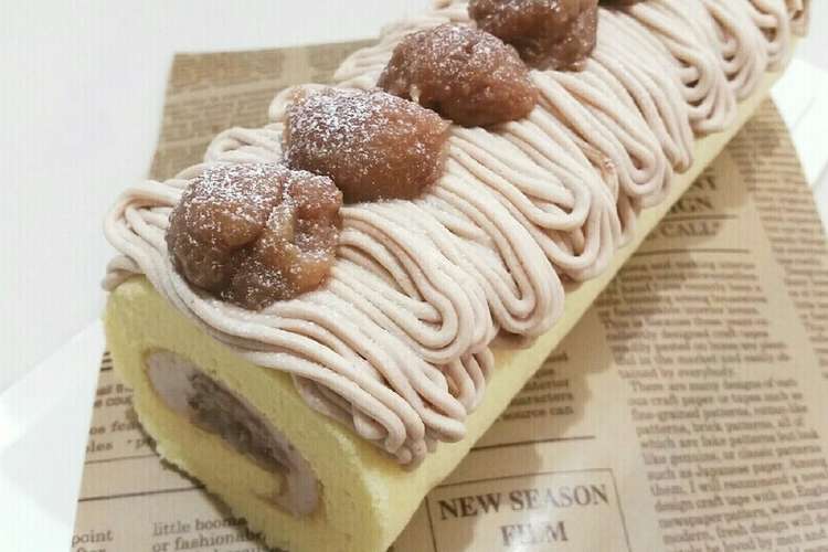ふわふわ モンブランロールケーキ レシピ 作り方 By ときんときん クックパッド 簡単おいしいみんなのレシピが367万品