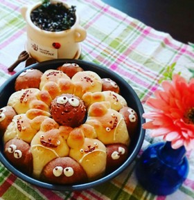 トトロの仲良しちぎりパン♡おやつにも♪