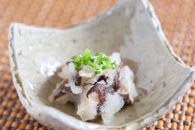 焼き椎茸のおろしポン酢和えの画像